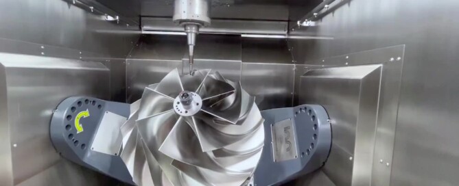 5-axis CNC machining for high-precision metal and plastic components with complex geometries