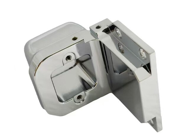 CNC machined brass part with electroplated surface finish for enhanced appearance and corrosion resistance