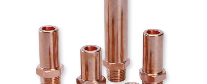 Copper wire demonstrating high electrical conductivity