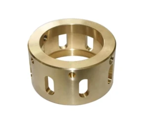 Machined brass gear or hardware