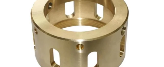 Machined brass gear or hardware