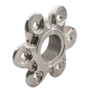 Titanium aerospace structural part CNC machined for aircraft and space applications