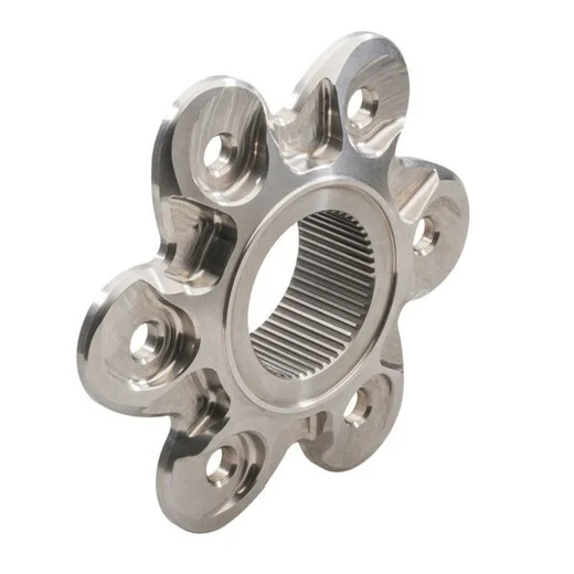 Titanium aerospace structural part CNC machined for aircraft and space applications