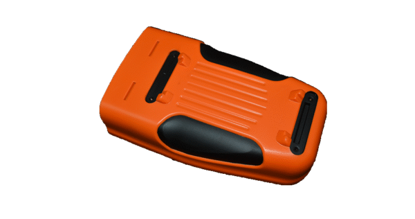 ABS-like prototype part made by urethane casting, simulating the strength and durability of ABS plastic.