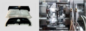 Vacuum casting plastic prototype parts compared with injection molding machine used for mass production