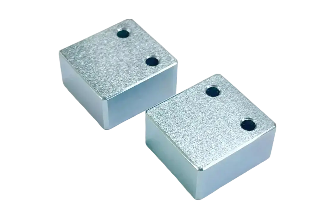Zinc Plating Zinc-plated custom metal component illustrating functional electroplating