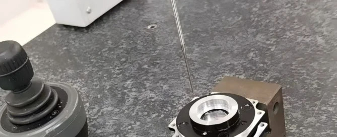CMM inspection of an aluminum CNC-machined part
